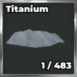 Titanium ore from the Untitled Drill Game Roblox experience.