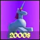 Unicorn unit from the Wild Rails Tower Defense Roblox experience.