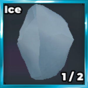 Ice ore from the Untitled Drill Game Roblox experience.