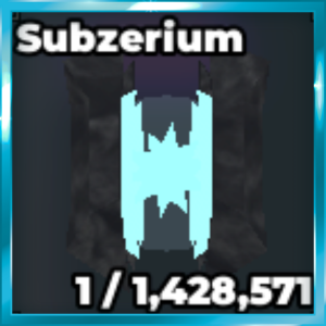 Subzerium ore from the Untitled Drill Game Roblox experience.