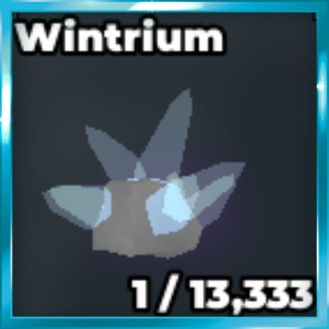 Wintrium ore from the Untitled Drill Game Roblox experience.