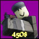 VampireHunter unit from Wild Rails Tower Defense Roblox experience.