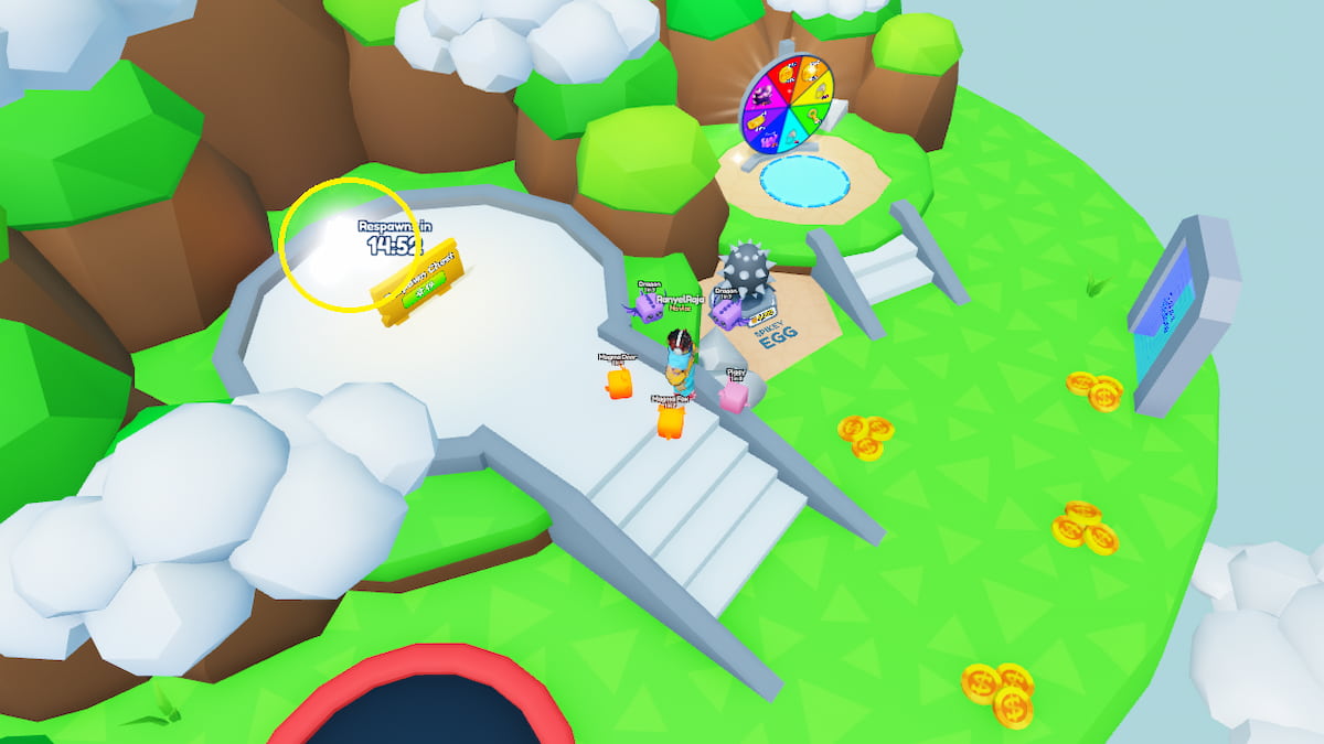 The Floating Island in Roblox