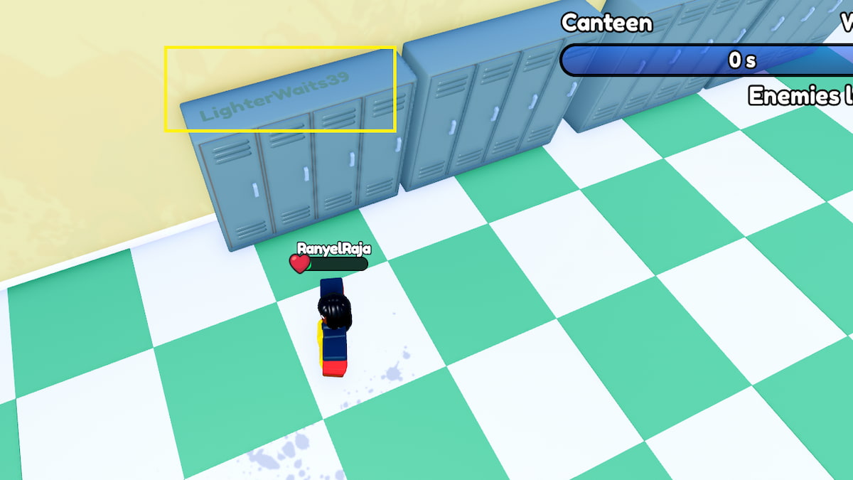 On top of the Locker