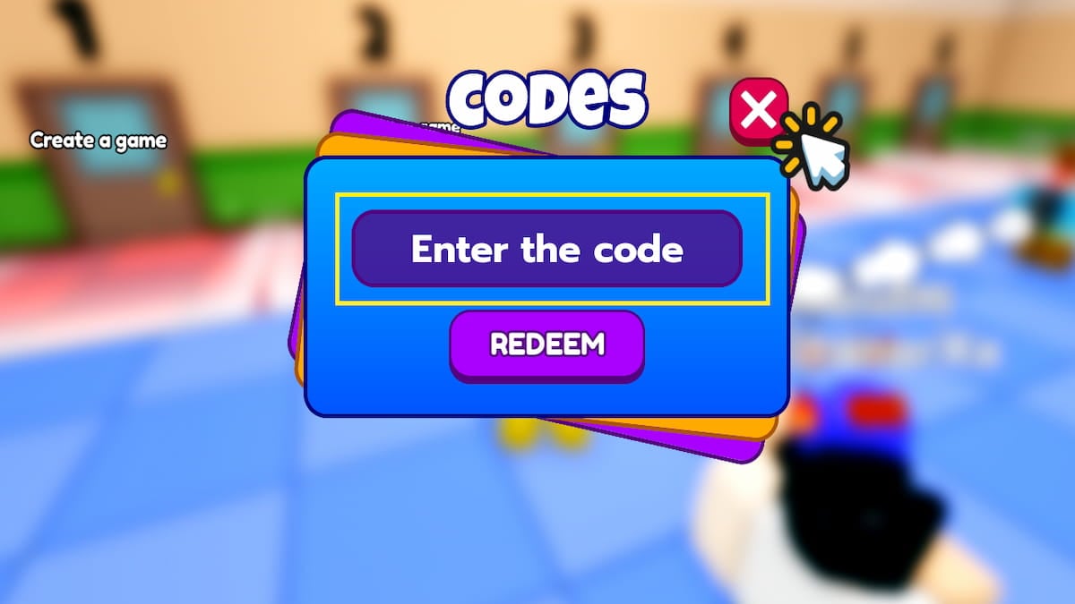 The Codes Redeem Menu