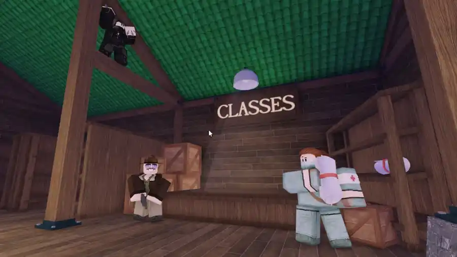 The Class Area in 99 Nights in the Forest