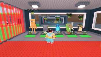 A player standing inside a base in Steal A Brainrot