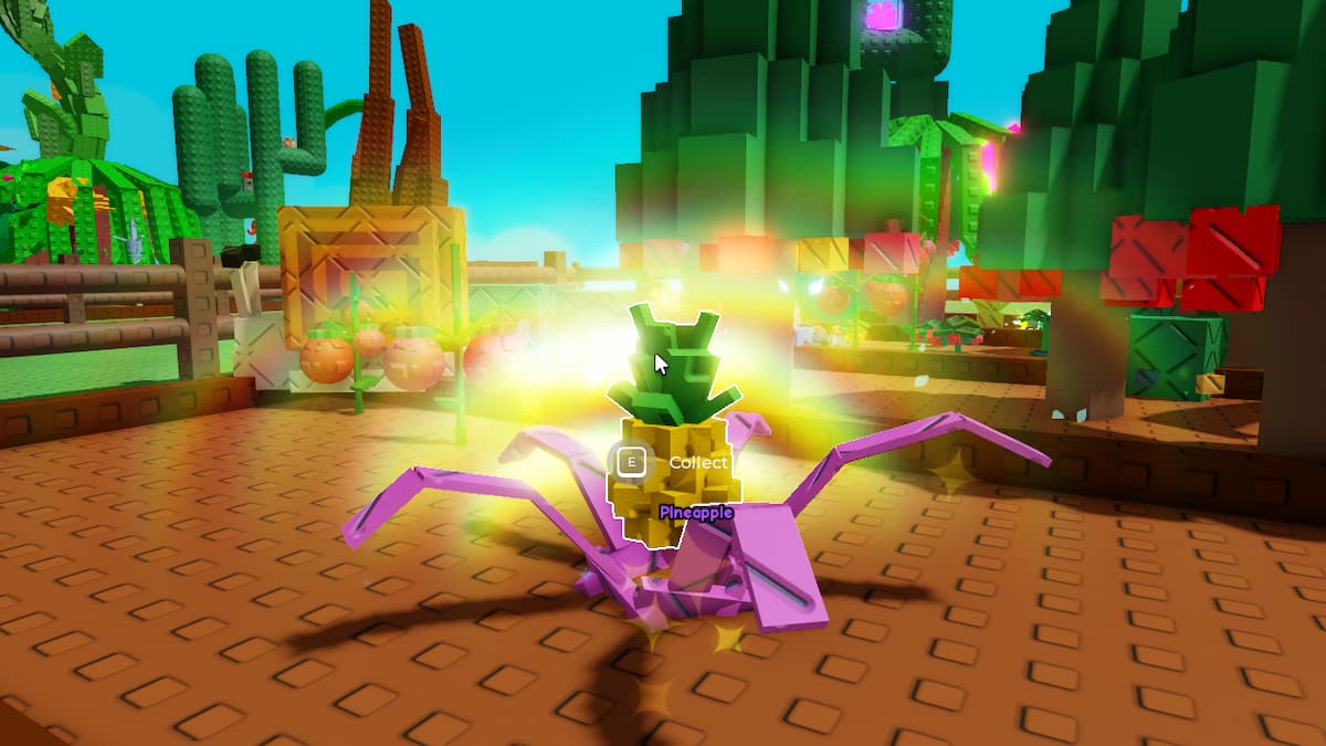 A Rainbow Trait Plant in Grow A Garden