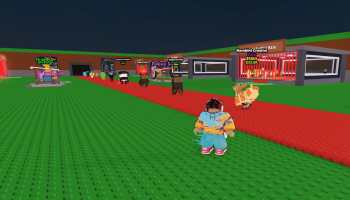 A player standing in lobby