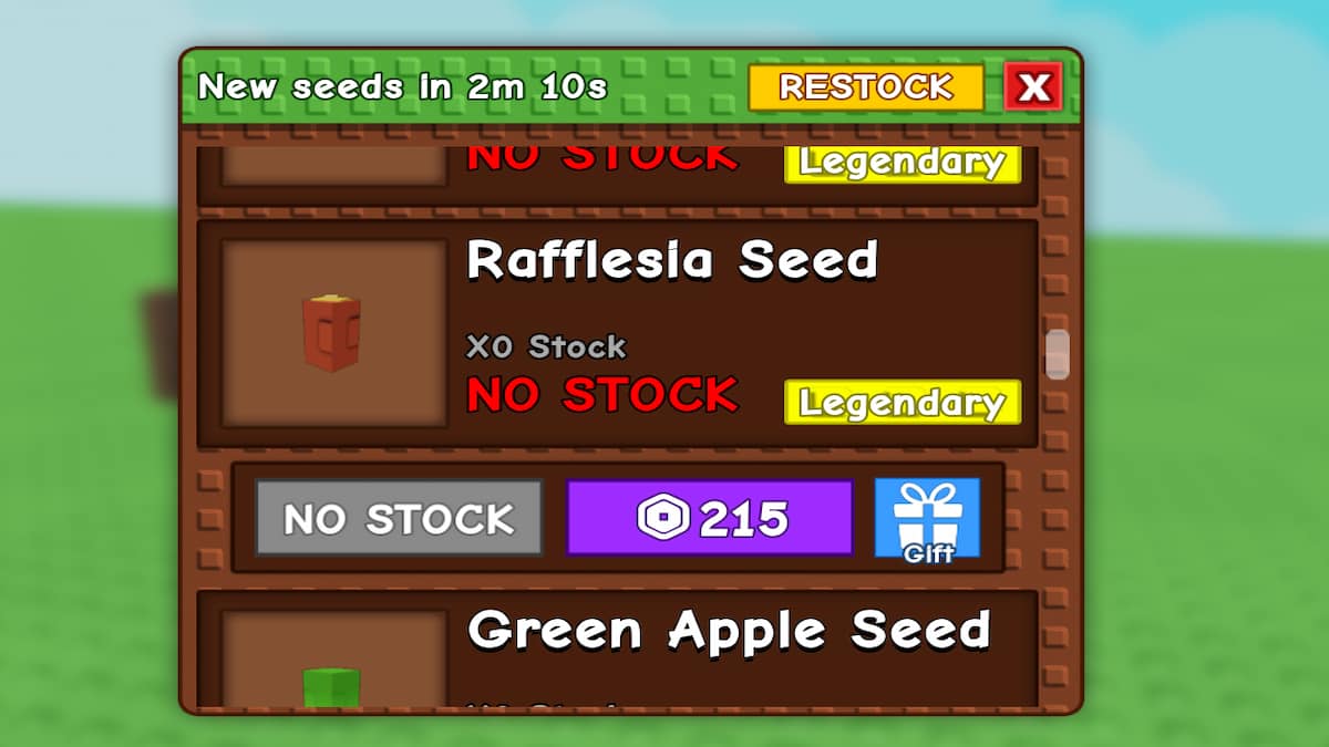 The Sam's Shop in Grow A Garden