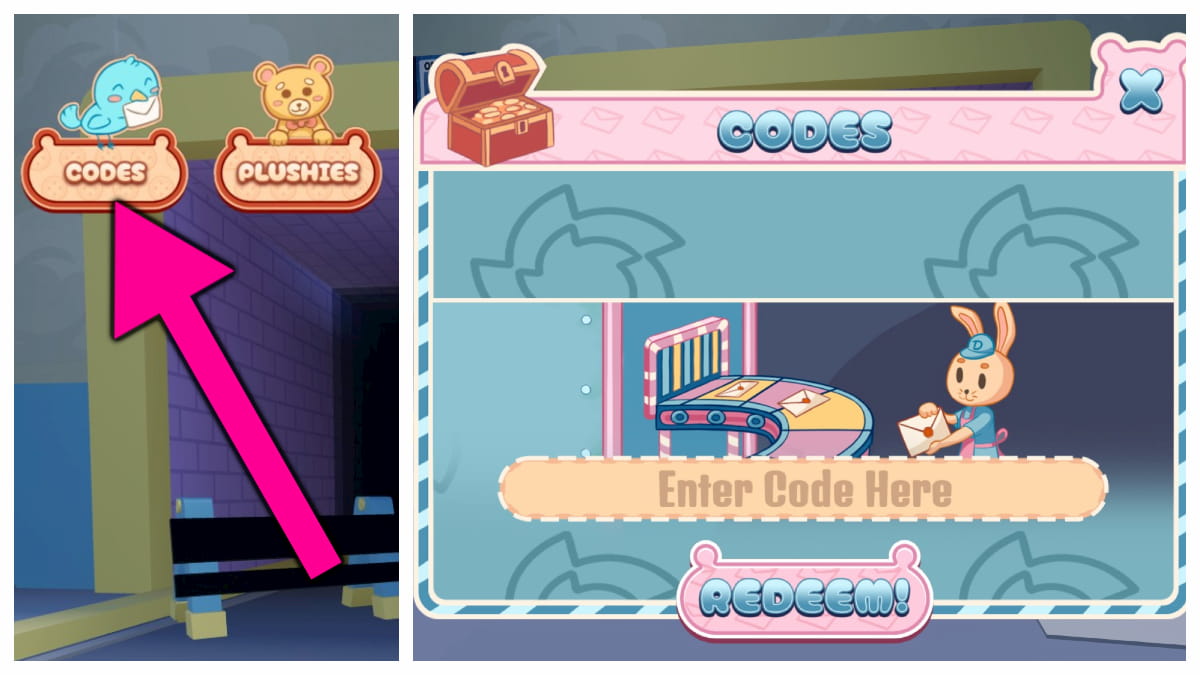 How to redeem Dolly's Factory codes.