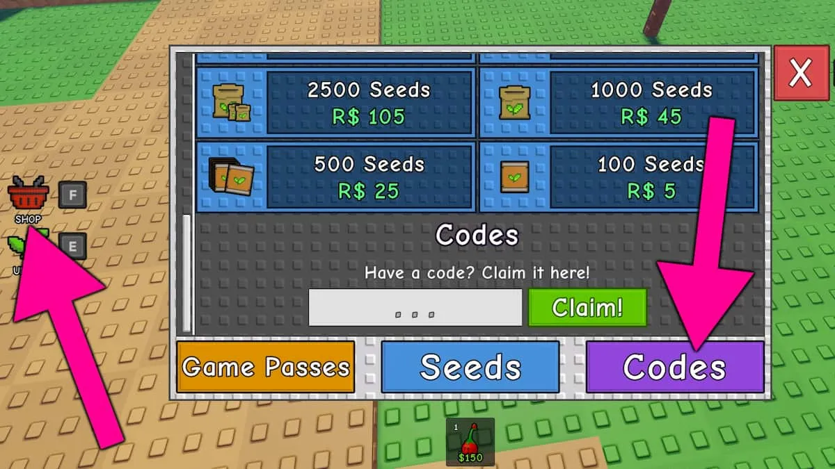 How to redeem Garden Tower Defense codes.