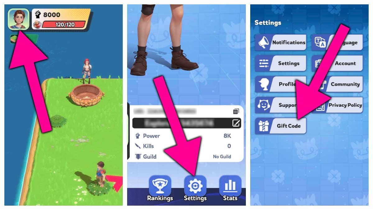 How to redeem Palmon Survival codes.