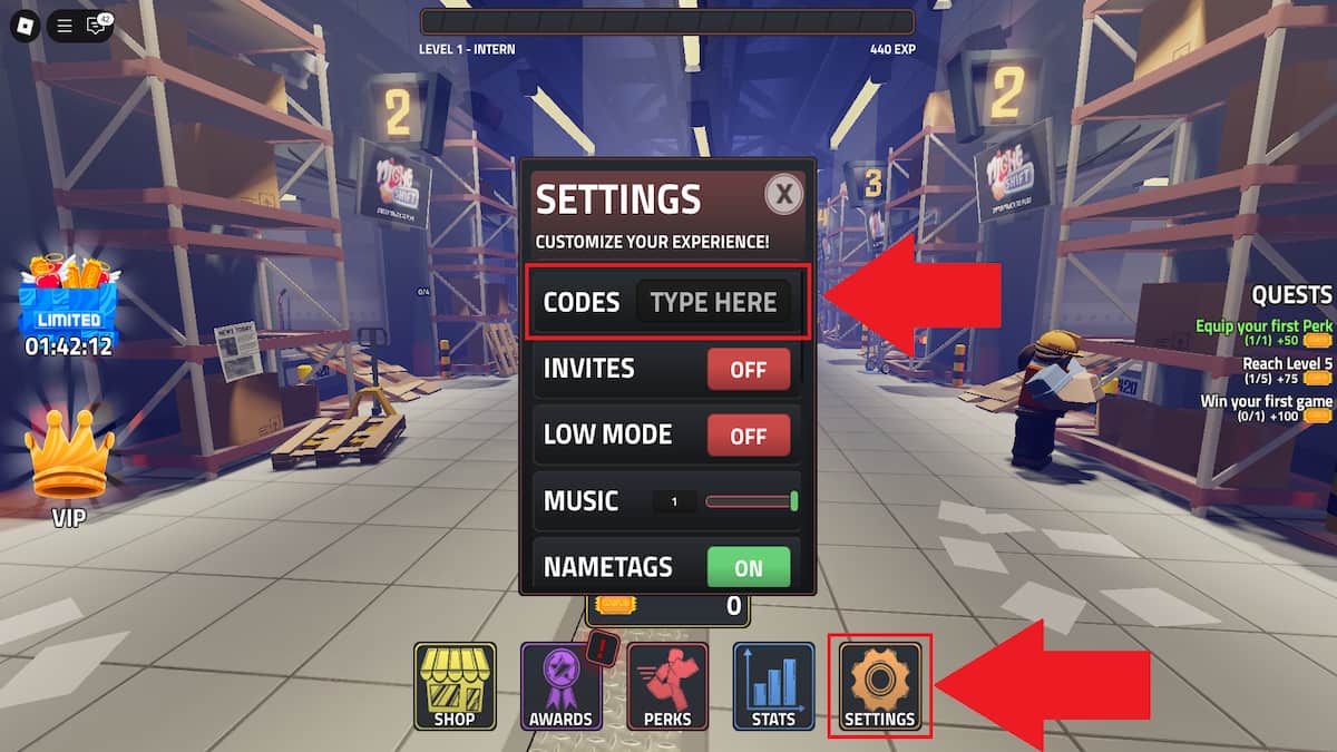 How to redeem NIGHT SHIFT codes