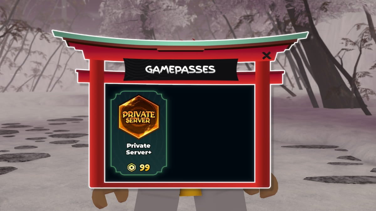A Private Server Gamepass