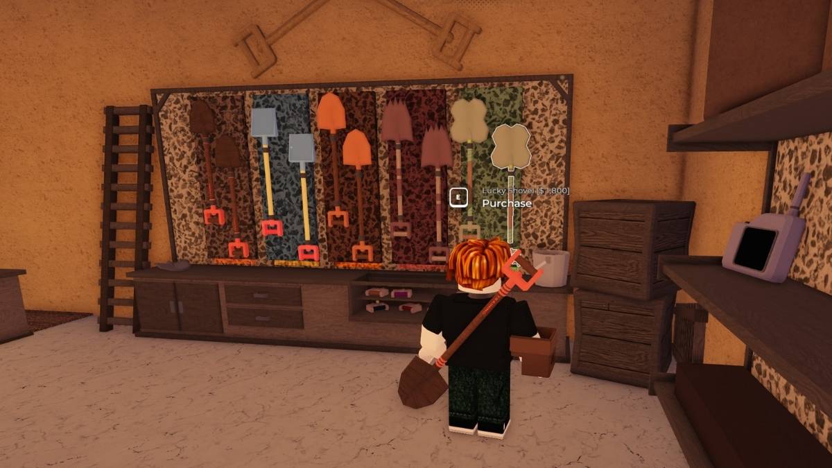 Lucky Shovel in DIG Roblox