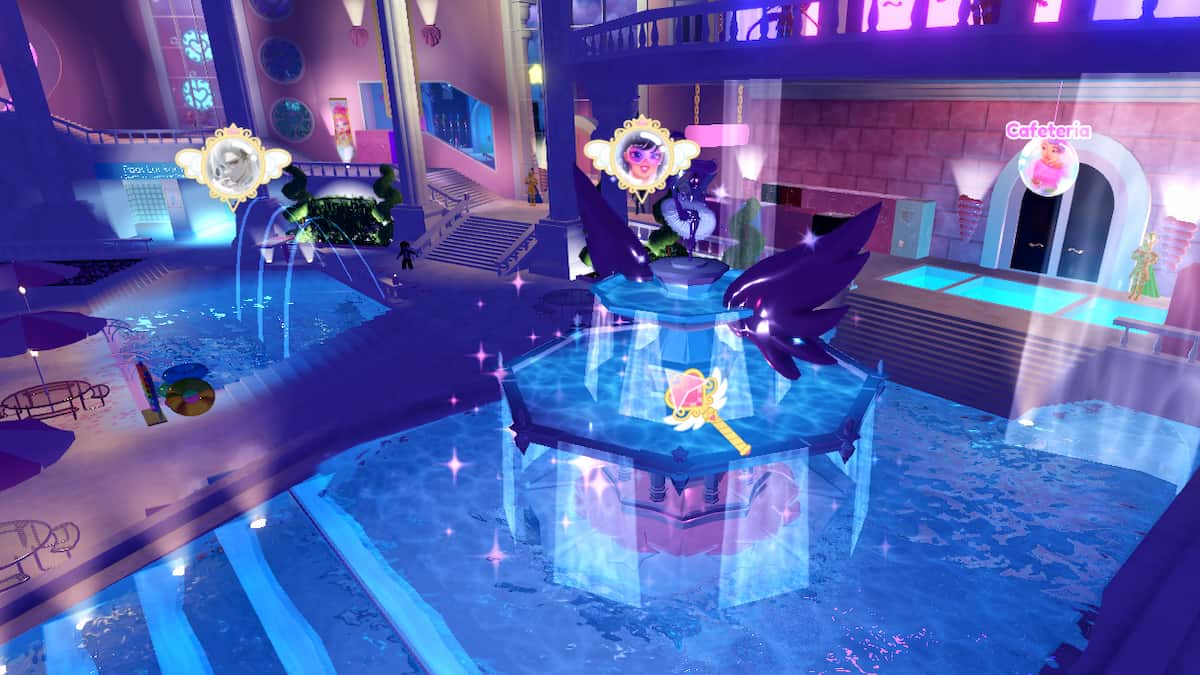 The Crystal Fountain in Royale High