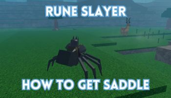 A Rune Slayer player is riding on a spider mount