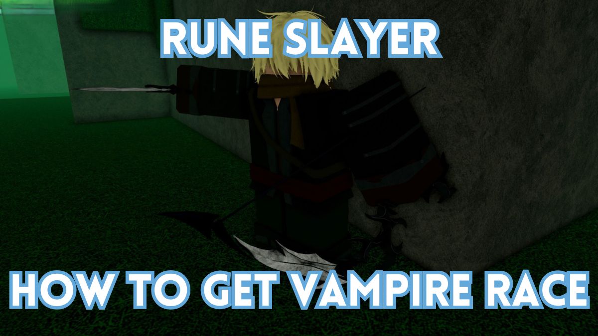 A Vampire in Rune Slayer is ready to attack