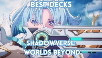 Portalcraft hero is looking at the screen over her sword