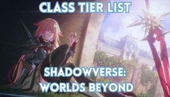 An injured girl is sitting against a wall in Shadowverse Worlds Beyond