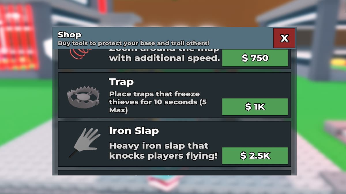 The Shop in Steal A Brainrot