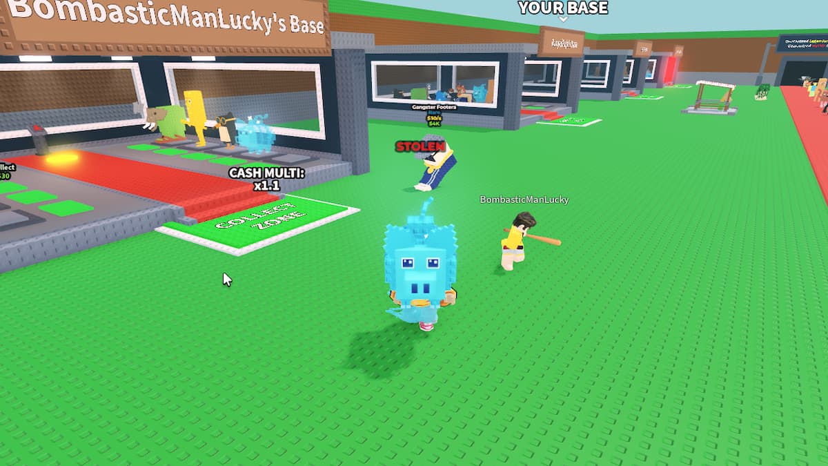 A Stolen Brainrot Character in Steal A Brainrot