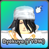 Byekuya TYBW unit in Anime Run Kingdom Roblox experience.