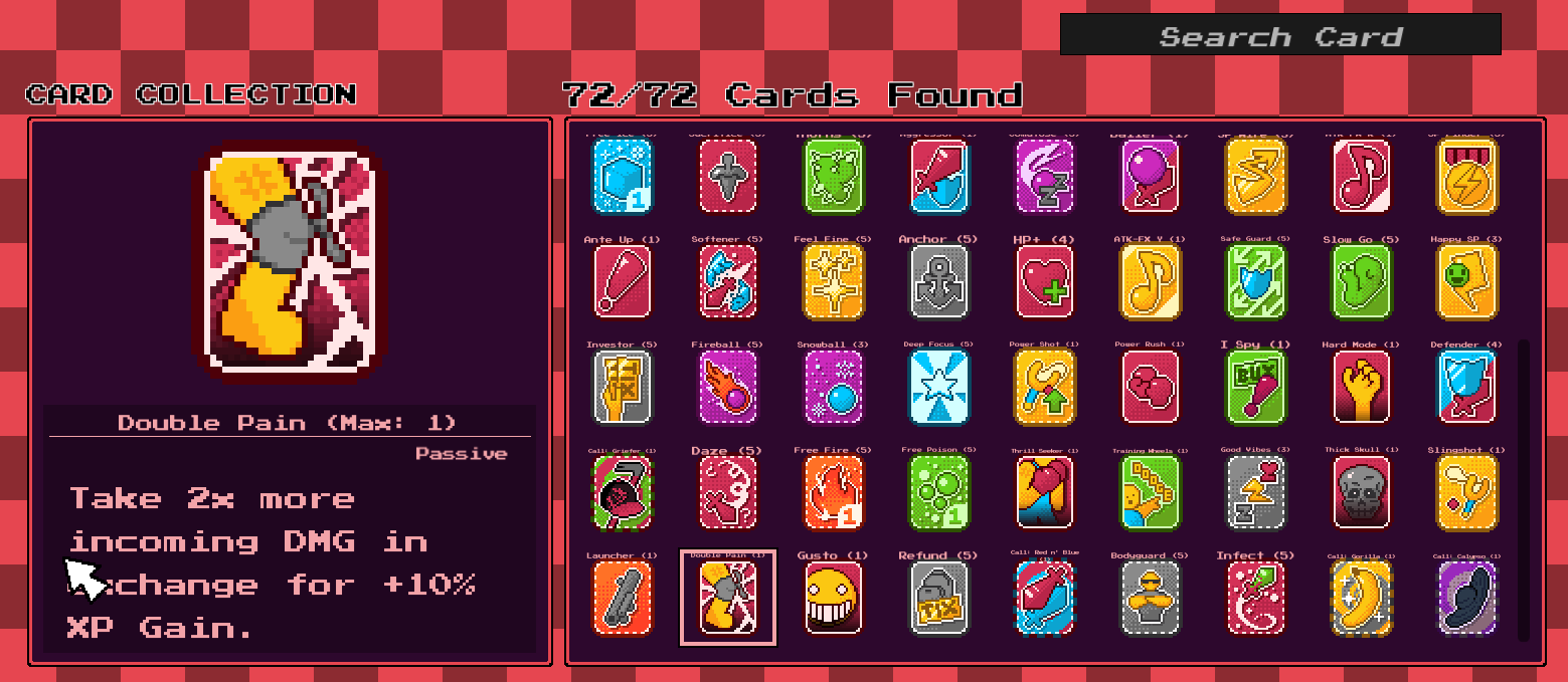 Complete Block Tales card index with Demo 4 (Chapter 4 ) cards included.