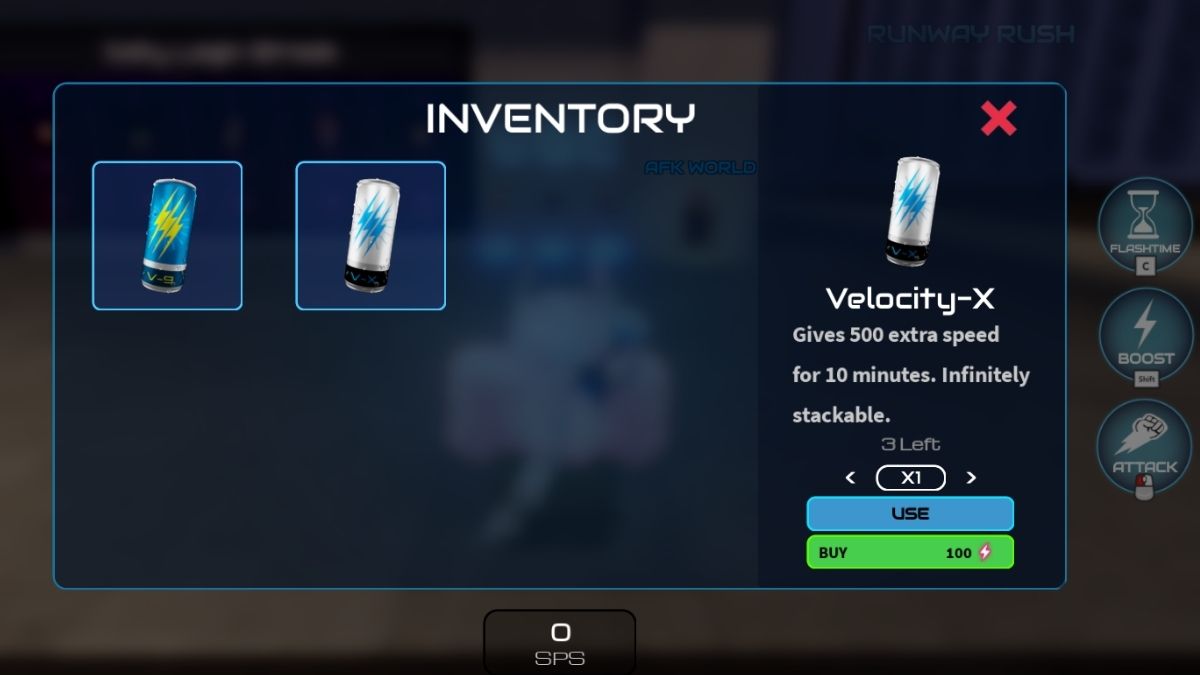Items that increase speed in Flashpoints Worlds Collide