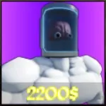 FutureTesla unit in Wild Rails Tower Defense Roblox experience.
