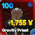 Gravity Priest unit in Anime Rangers X Roblox experience