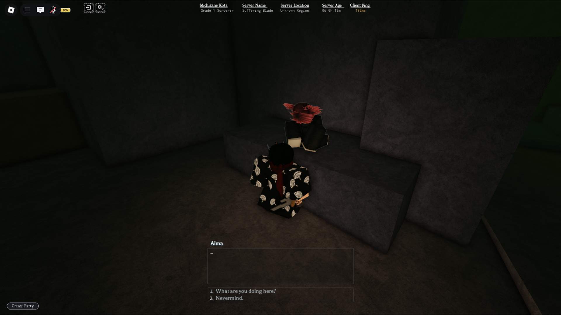 Blood Manipulation cursed technique teacher in the Heian Roblox experience
