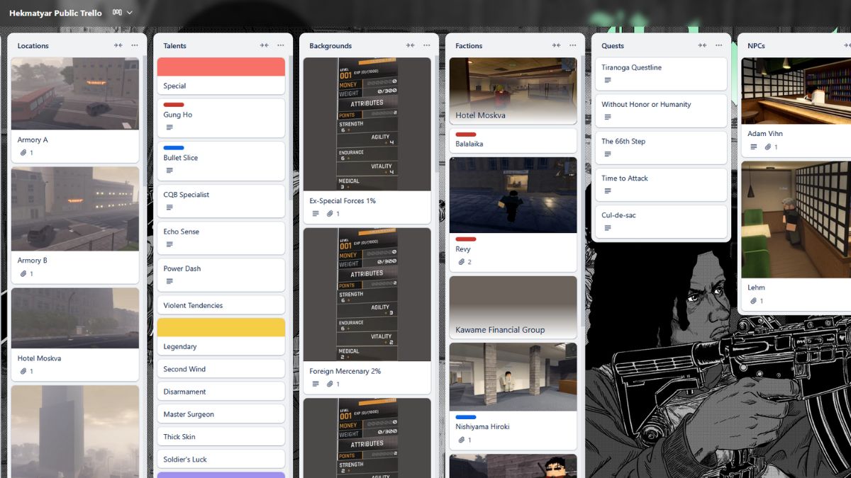 Roblox Hekmatyar Trello Board