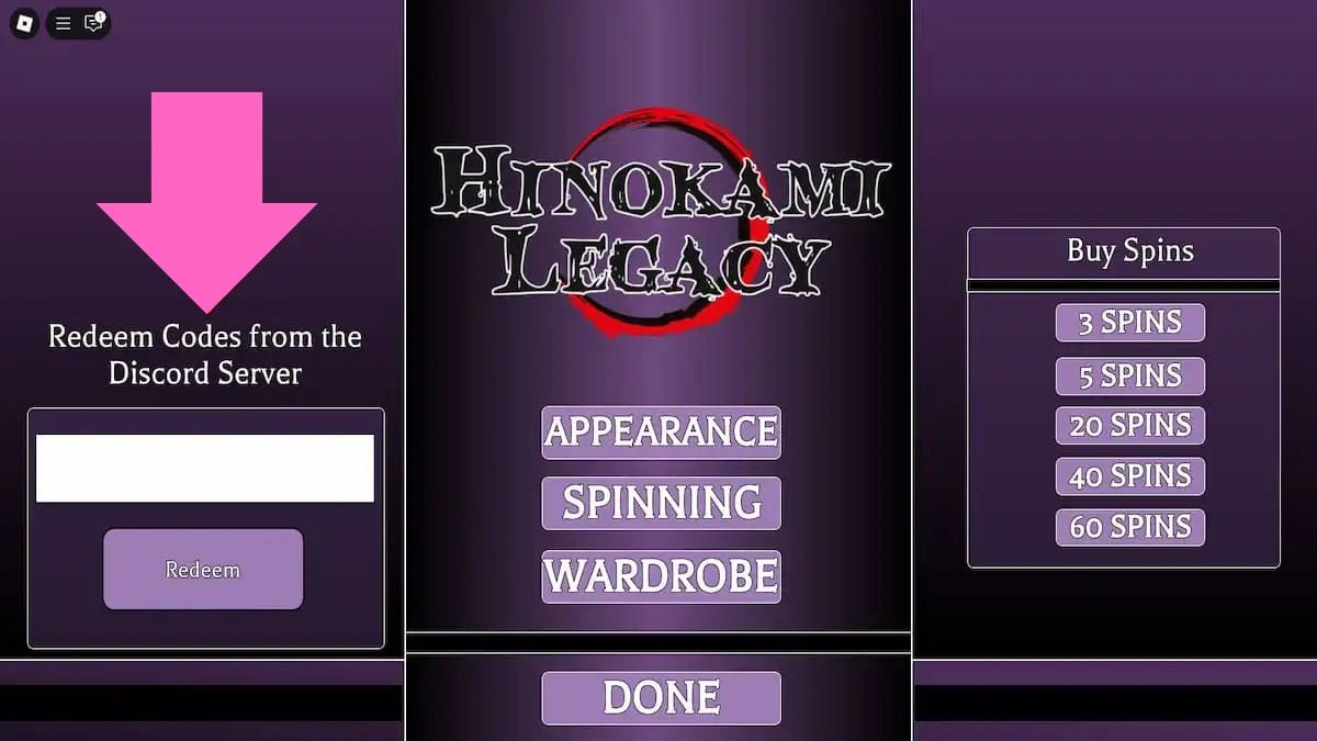 Hinokami Legacy redeem codes page