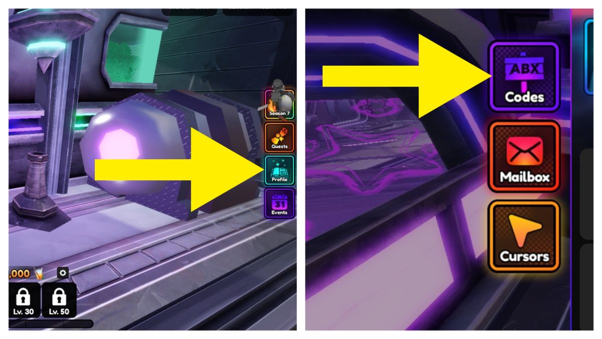 Anime Vanguards code redemption screen