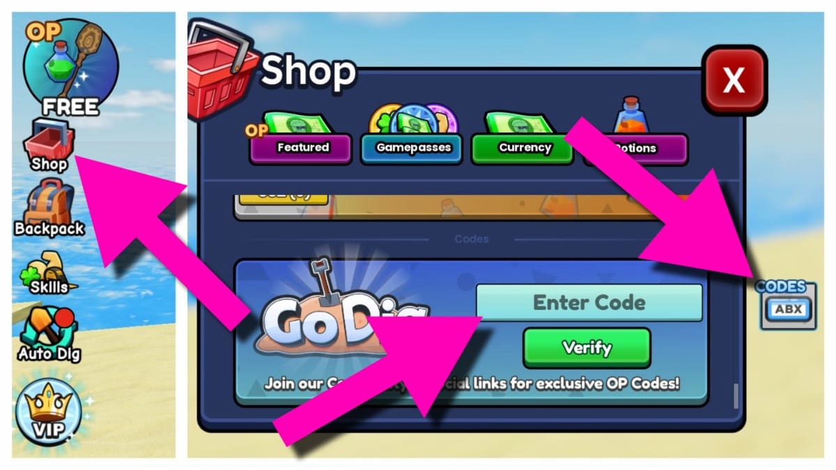 How to redeem Go Dig codes