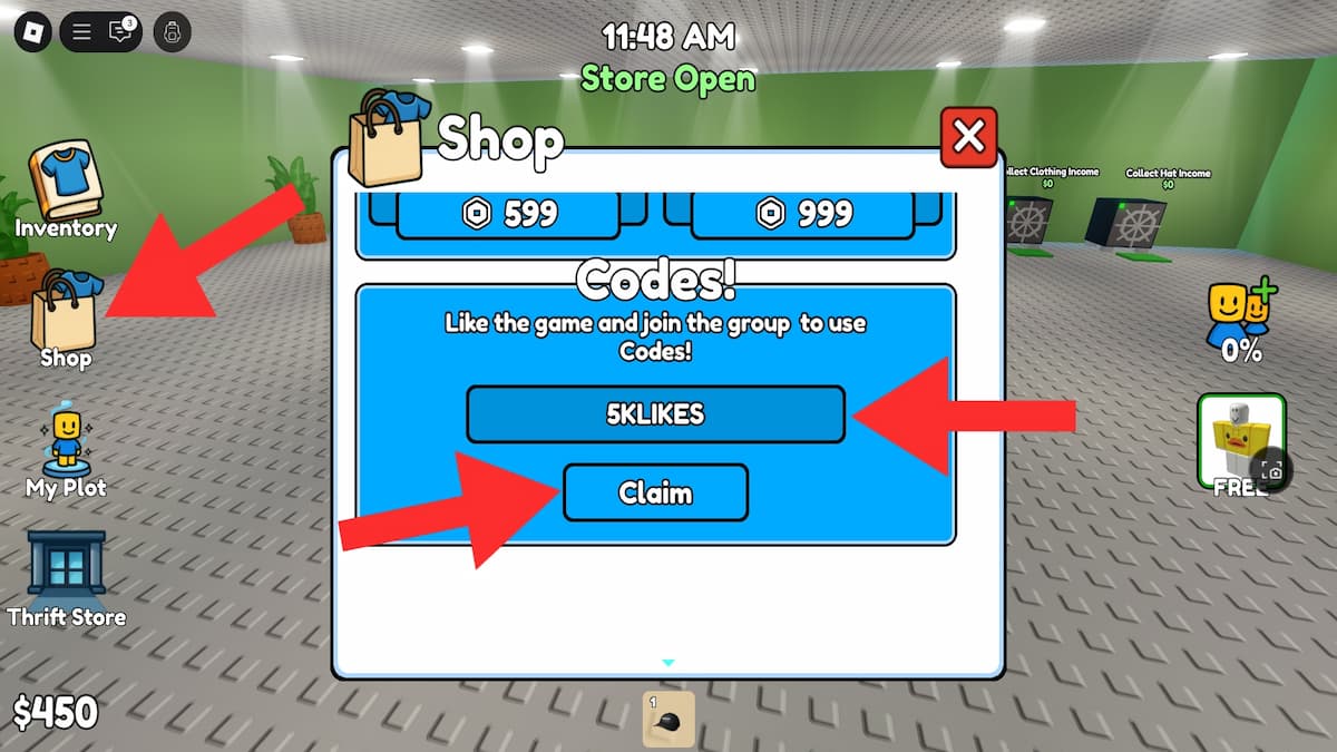 How to redeem Go Thrift Shopping codes
