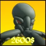 Octopus unit in Wild Rails Tower Defense Roblox experience.