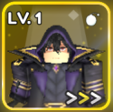Shadow unit in Anime Run Kingdom Roblox experience.