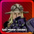 Spin Master Golden unit in Anime Rangers X Roblox experience