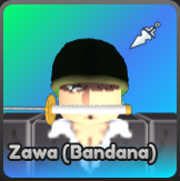 Zawa Bandana unit in Anime Run Kingdom Roblox experience.