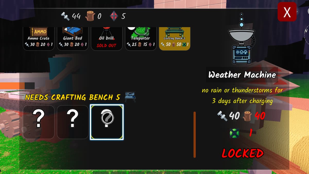 The Crafting Station Level 5