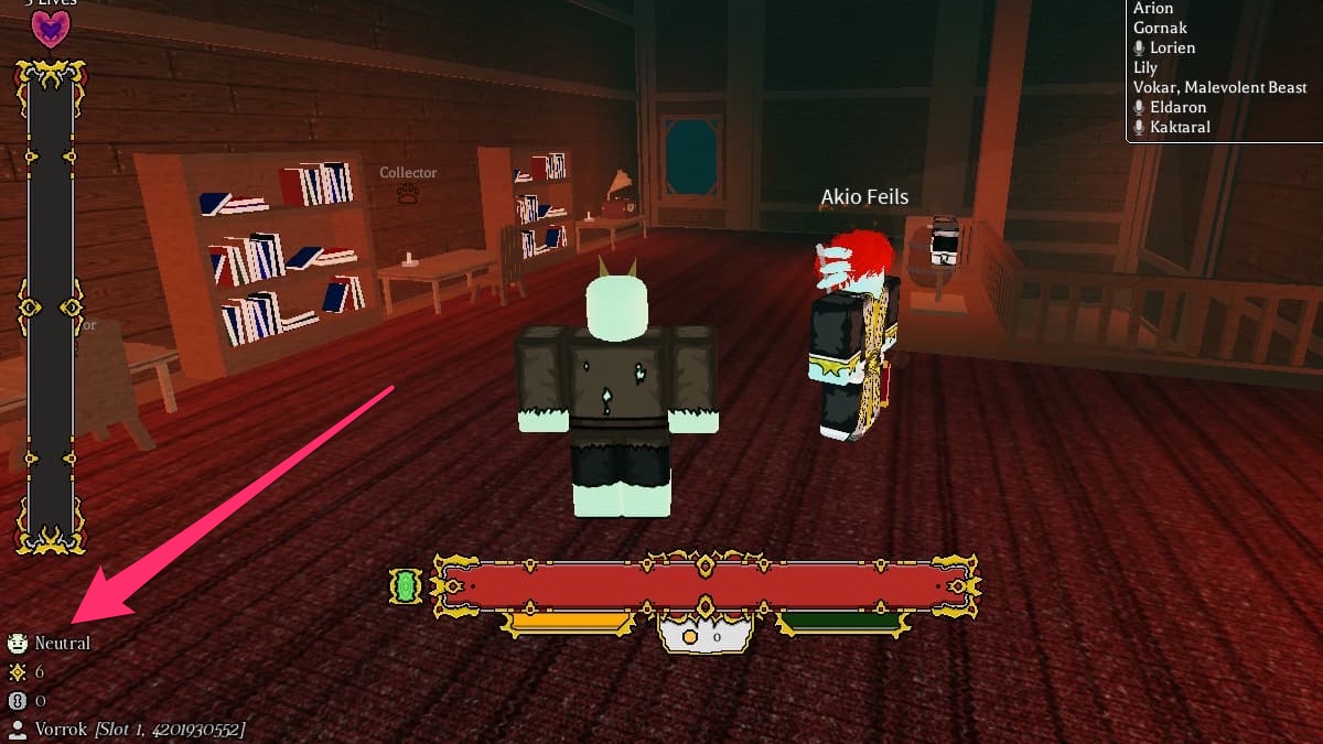 Character alignment in Rogueblox.