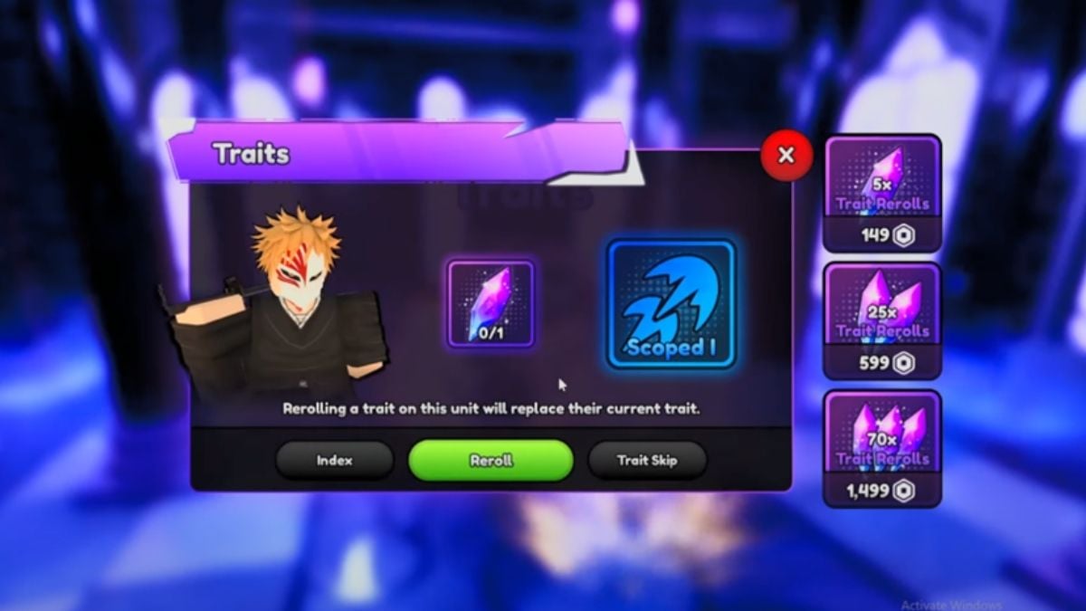 Traits in Anime Final Strike