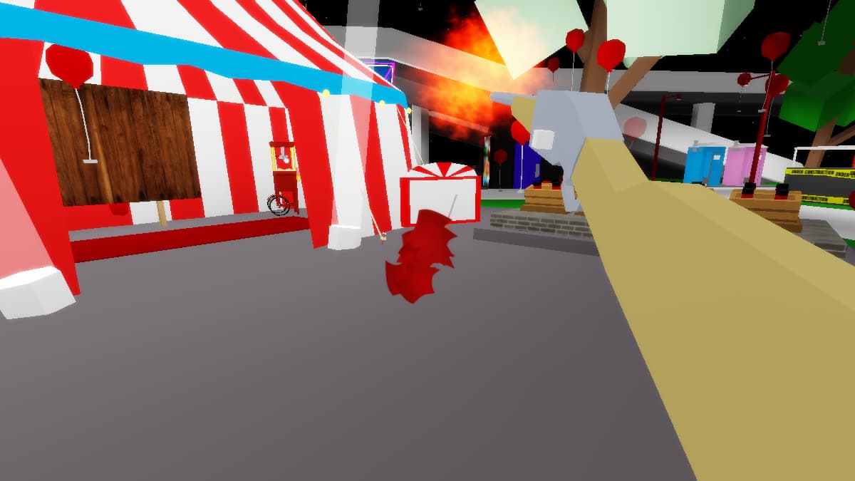 Balloon Pop min-game in Summer Carnival Event of Brookhaven RP