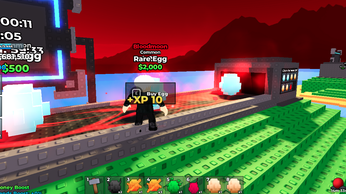 Bloodmoon eggs in My Singing Brainrot Bloodmoon Event