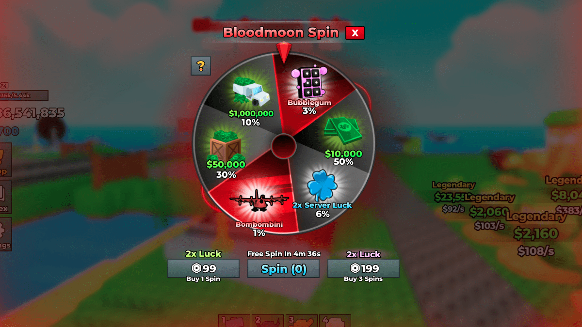 Bloodmoon Spin in My Singing Brainrot