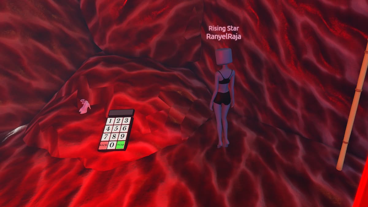 A Keypad in Meat Room