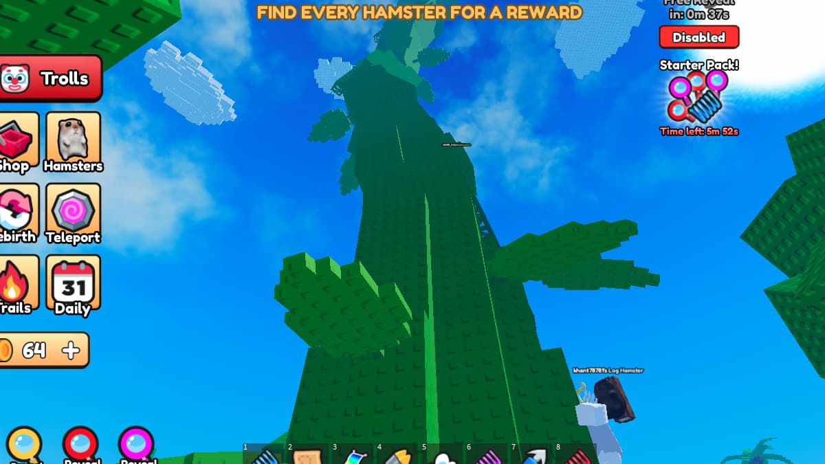 Darkness egg location in Find The Hamster - Roblox The Hatch Event